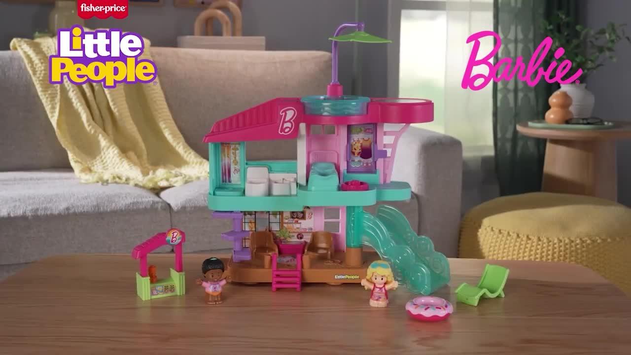 Image thumbnail 8 of 8 of Fisher-Price Little People Barbie Wave Action Beach House Little People Playset