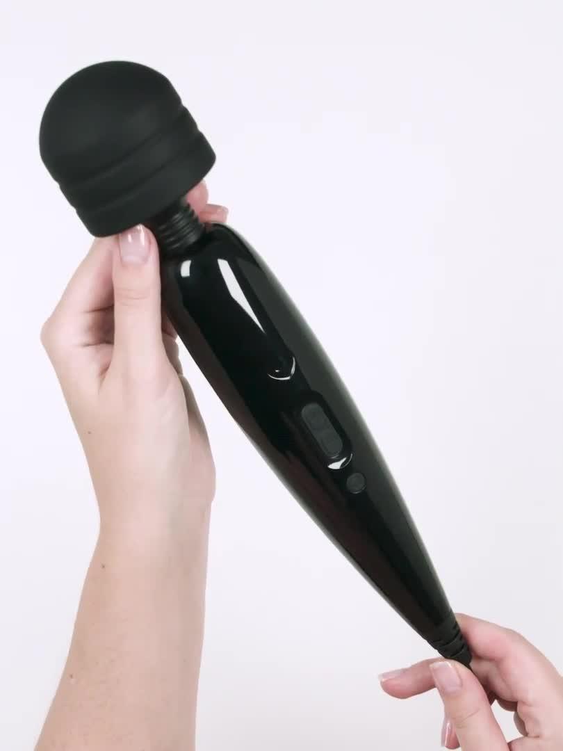 Image thumbnail 6 of 6 of Lovehoney Classic Wand 2.0 Extra Powerful Multispeed Massage Vibrator Black