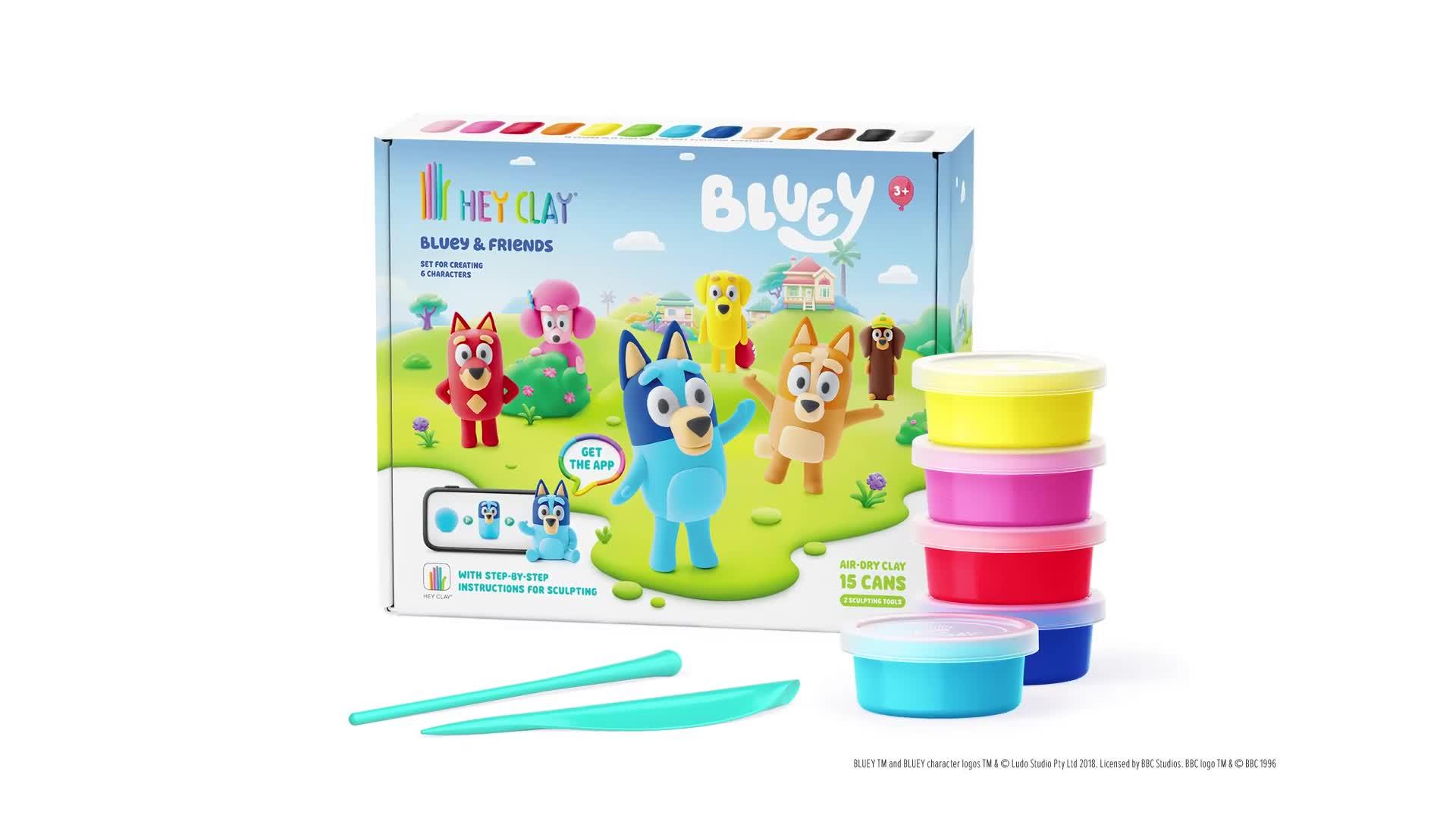 Image thumbnail 5 of 5 of Hey Clay Hey Clay Bluey Large Set