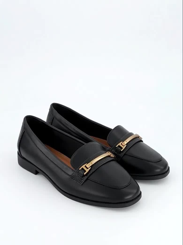 Image thumbnail 7 of 7 of The Very Collection Wide Fit Loafer - Black