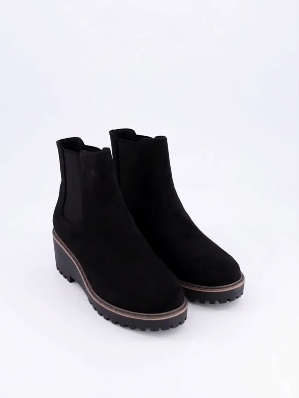 Image thumbnail 7 of 7 of The Very Collection Wedge Ankle Boot - Black