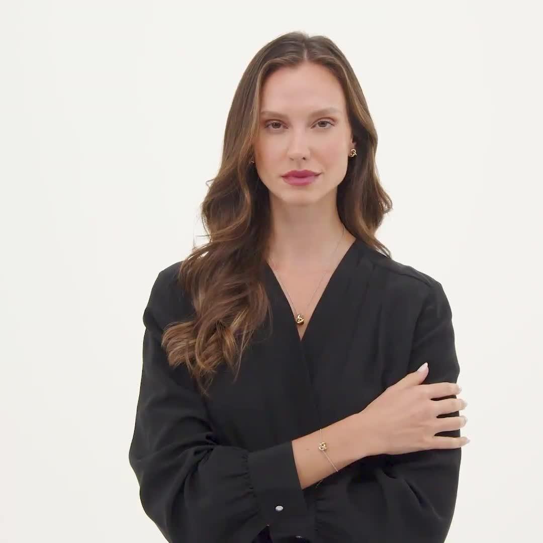 Image thumbnail 5 of 5 of BOSS Ladies Harmonie Tri Tone Earrings - Multi