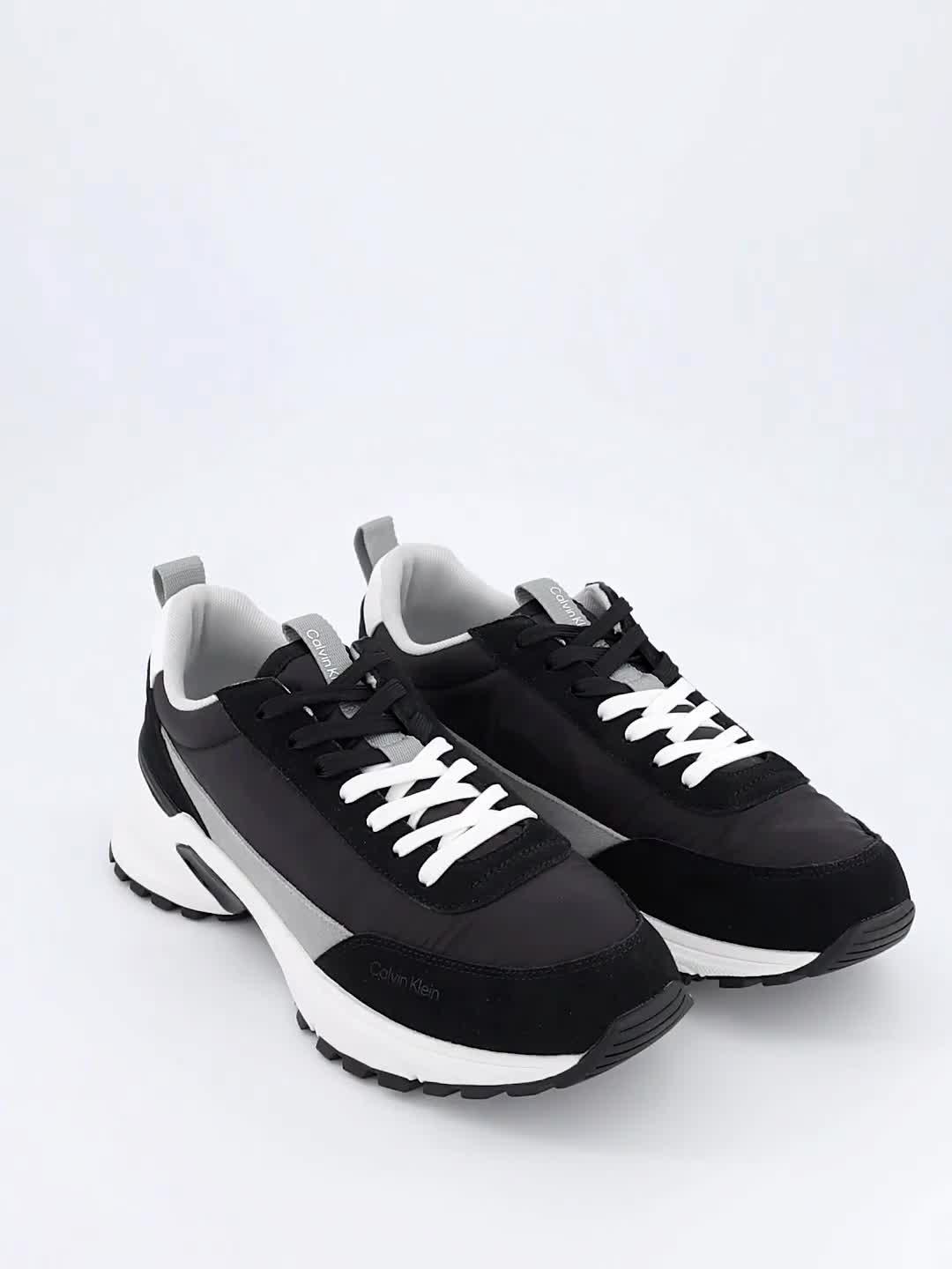 Image thumbnail 7 of 7 of Calvin Klein Trailblazer Hike Nylon Suede Trainers - Black