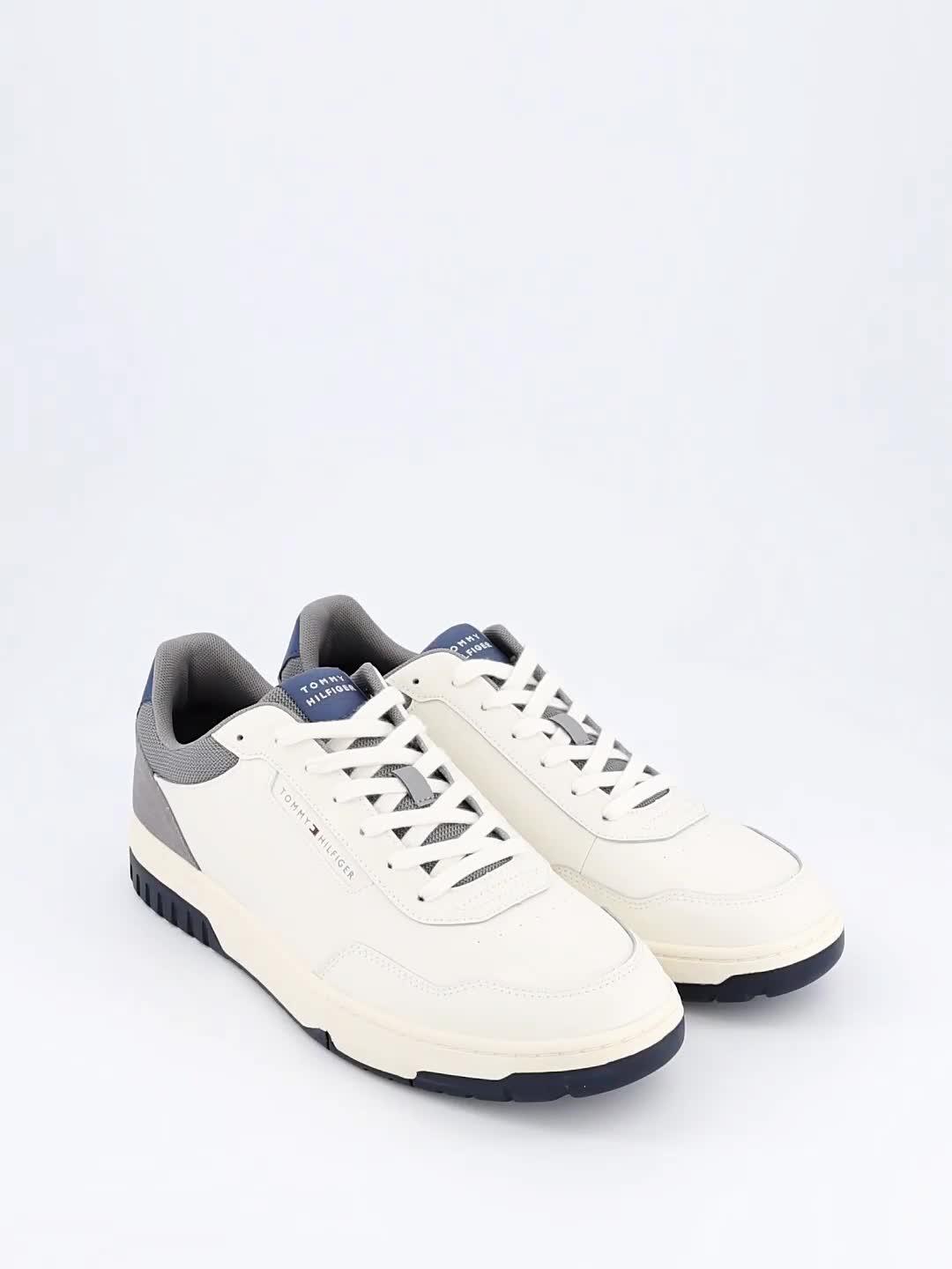 Image thumbnail 7 of 7 of Tommy Hilfiger Basket Core Lite Suede Trainers - Grey