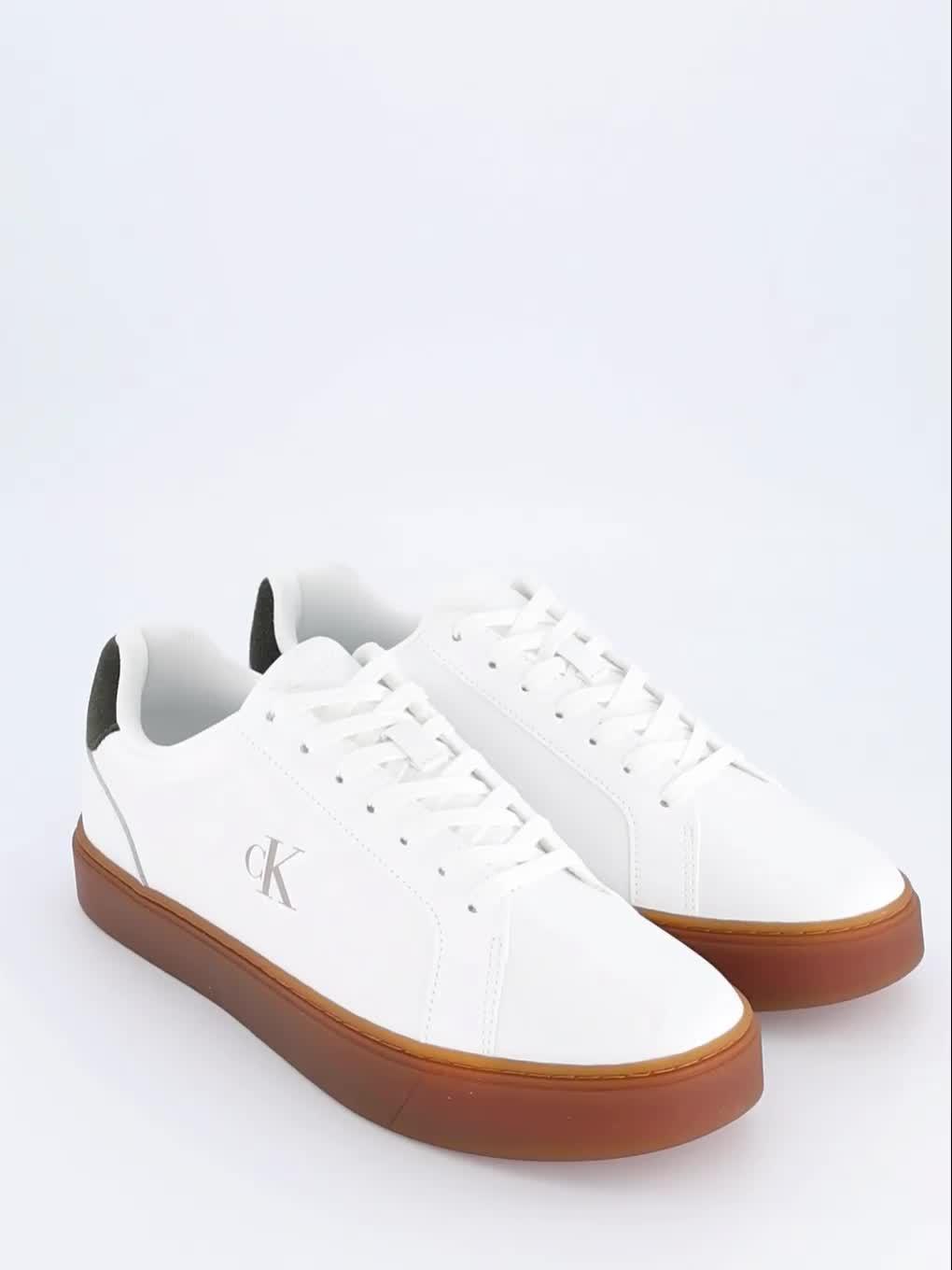 Image thumbnail 7 of 7 of Calvin Klein Athena Classic Gumsole Trainers - White