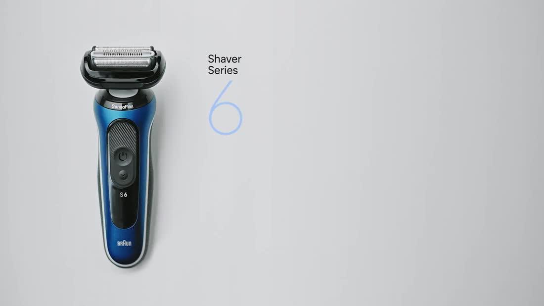 Image thumbnail 8 of 8 of Braun Series 6 Electric Shaver, SmartCare Center, +2 Attachments, 62-S7650CC - Silver