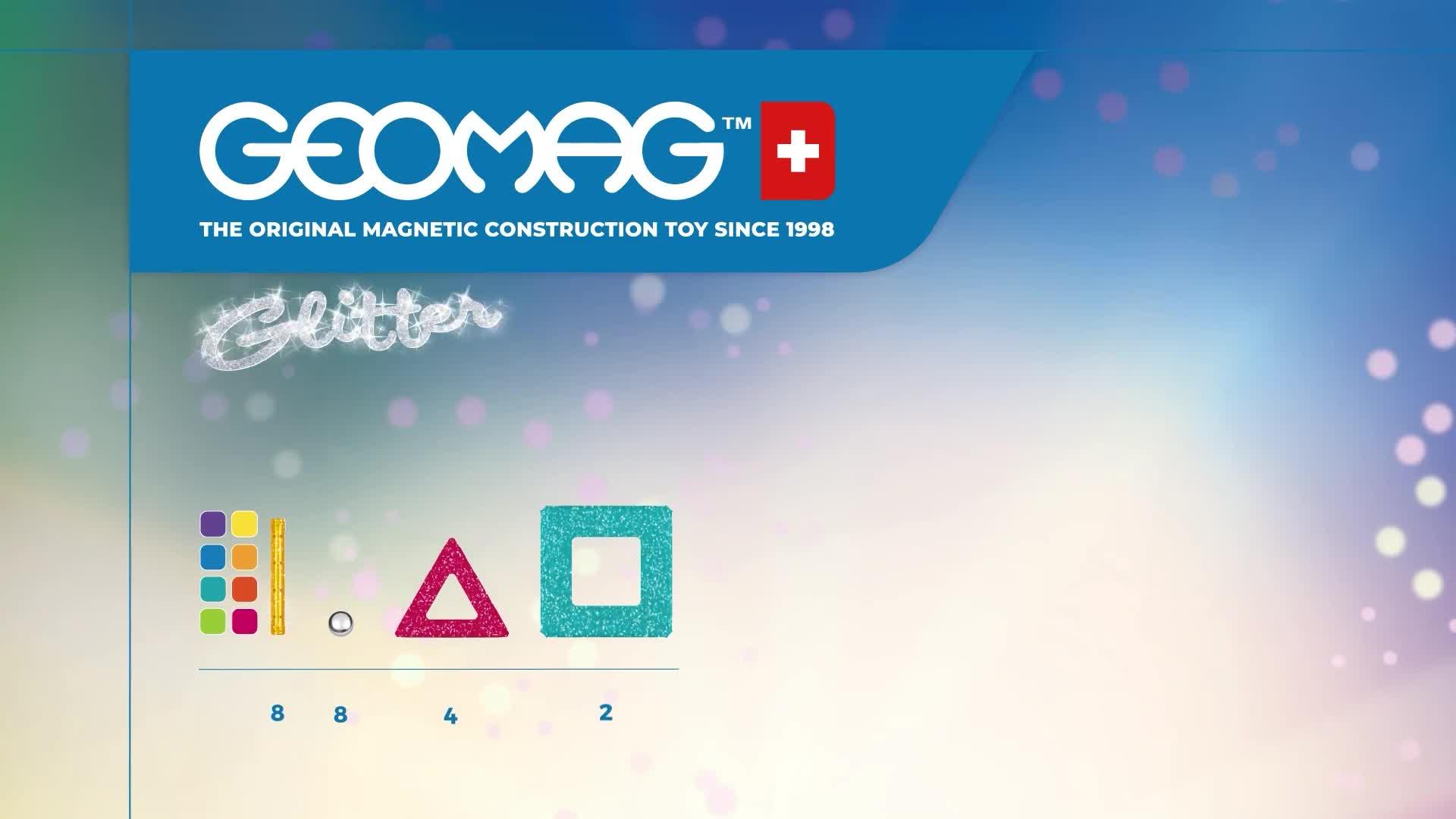 Image thumbnail 8 of 8 of Geomag Geomag Glitter Panels 22 pcs