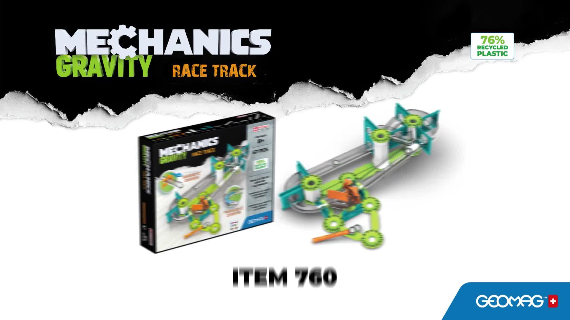 Image thumbnail 6 of 6 of Geomag Geomag Mechanics Gravity Race Track 67 pcs