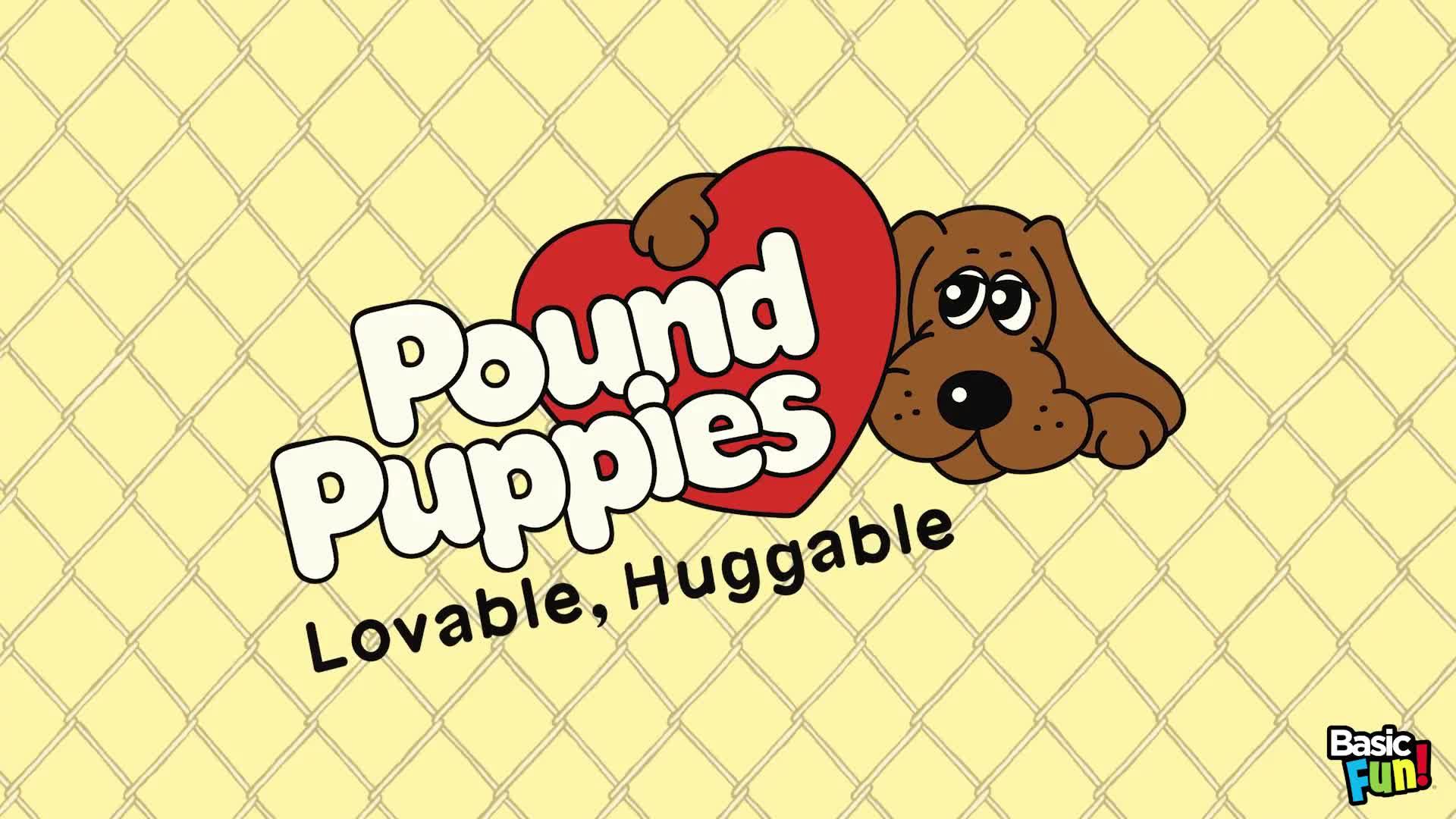 Image thumbnail 8 of 8 of Pound Puppies Pound Puppies Weighted Snuggles Plush - White