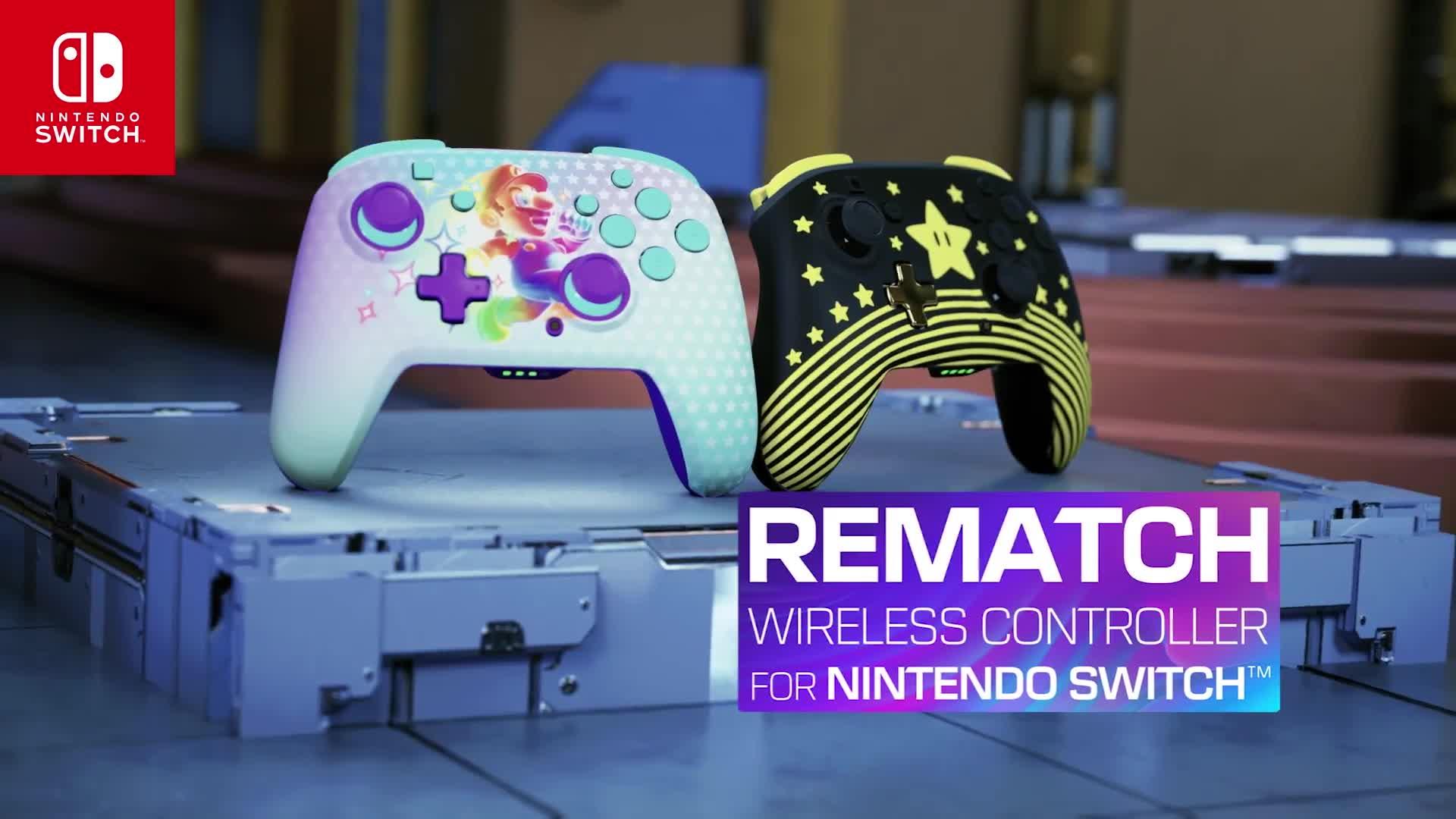 Image thumbnail 8 of 8 of Turtle Beach Rematch Wireless Controller for Nintendo&nbsp;Switch -&nbsp;Super Mario Star