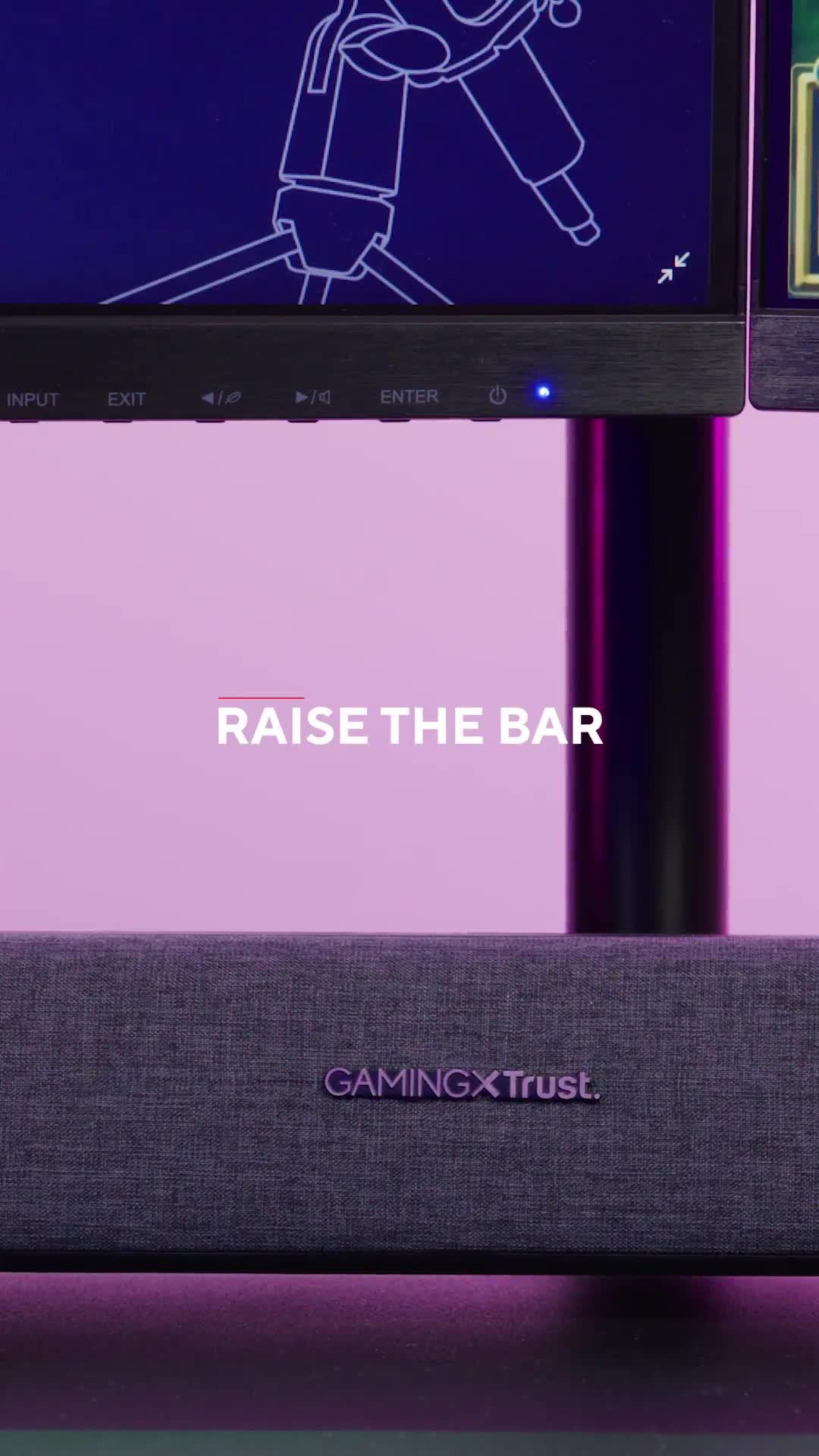 Image thumbnail 7 of 7 of Trust GXT620 Axon RGB Illuminated Soundbar, PC Speaker for Computer, Laptop, Smartphone, Tablet, TV