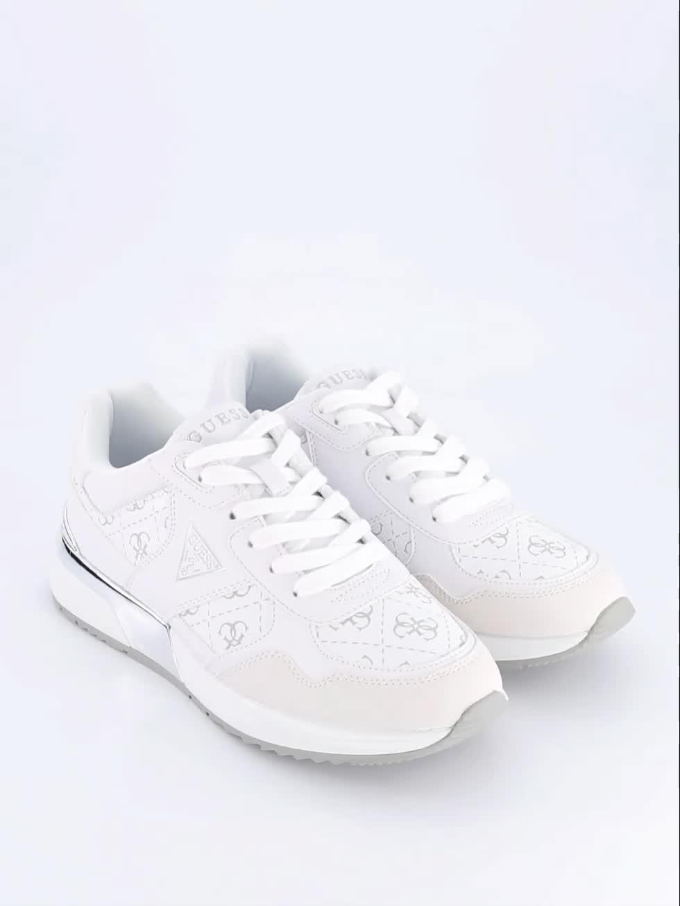 Image thumbnail 7 of 7 of Guess Mickay Chunky Sneaker - White