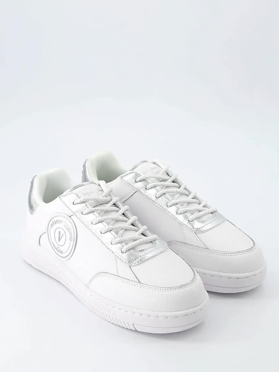 Image thumbnail 7 of 7 of Versace Jeans Couture Fondo Meyssa Emblem Logo Trainers - White