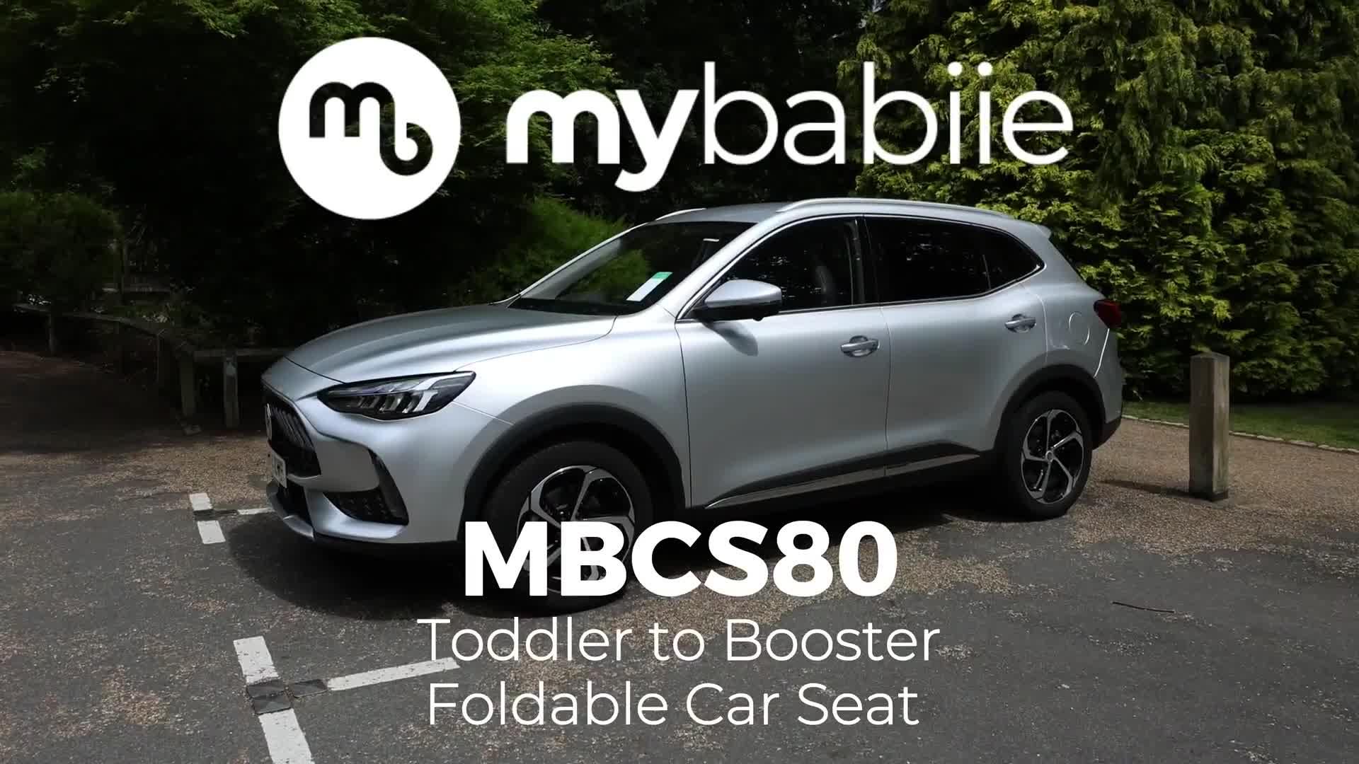 Image thumbnail 8 of 8 of My Babiie My Babiie MBCS80 Toddler to Booster Foldable R129 Car Seat with ISOFIX - Black