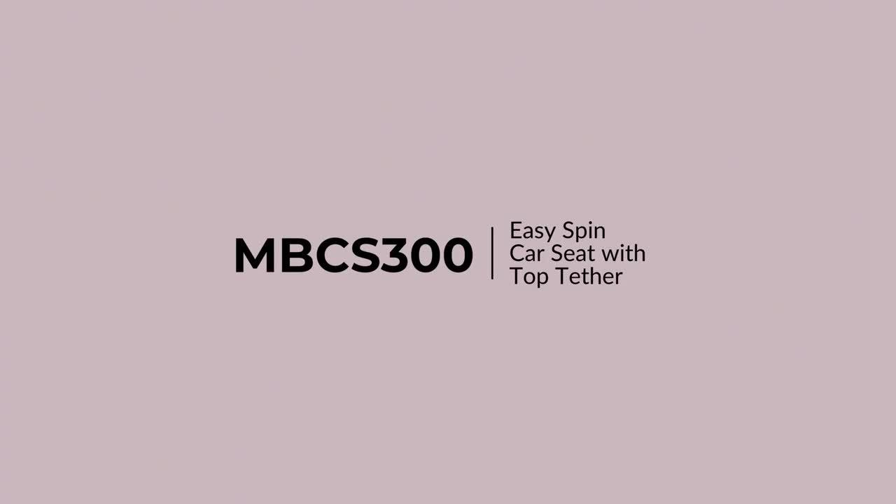 Image thumbnail 8 of 8 of My Babiie My Babiie MBCS300 Easy Spin R129 Car Seat with Top Tether - Black