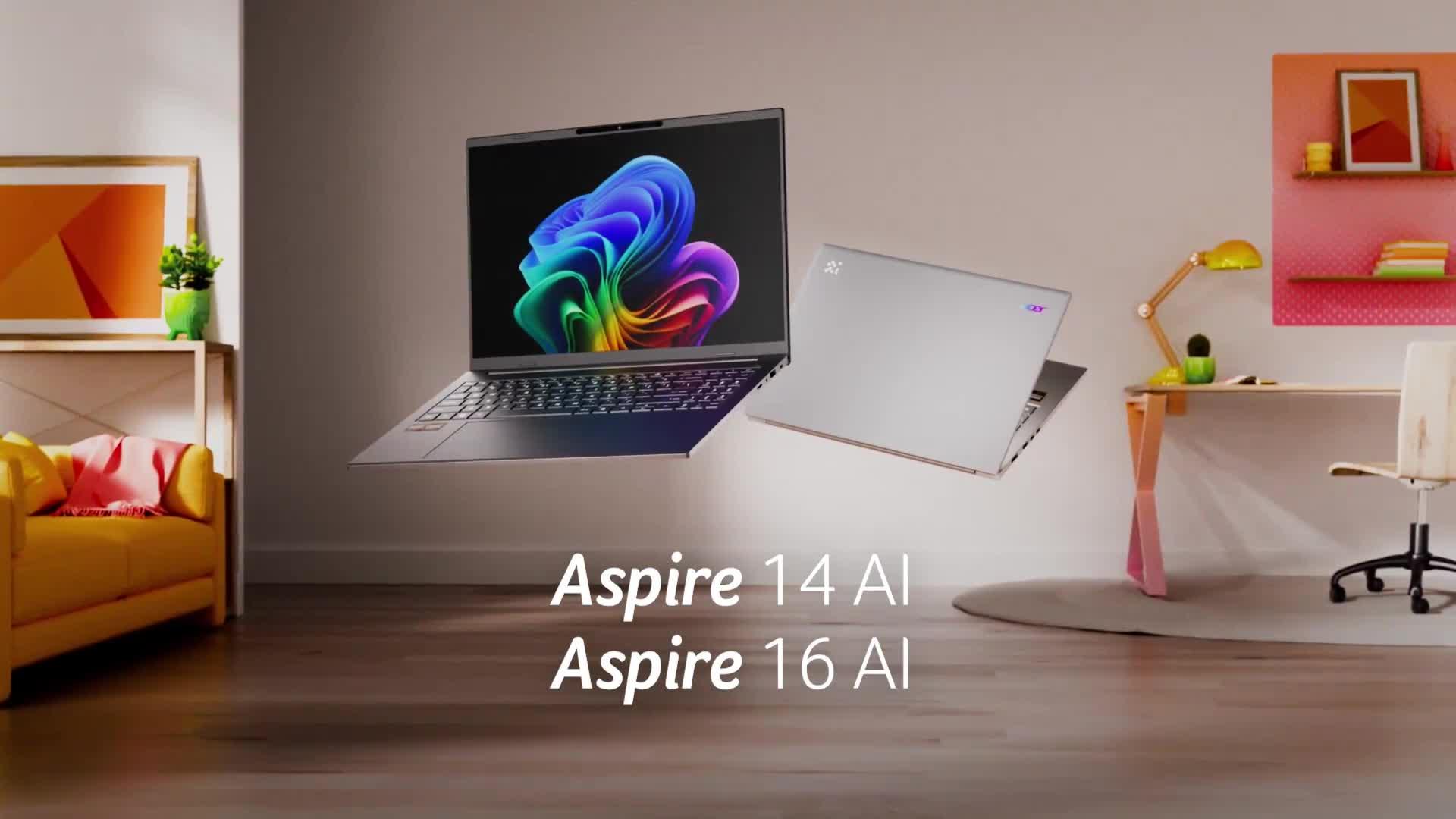 Image thumbnail 8 of 8 of Acer Aspire 16 AI - Copilot+ PC - AMD Ryzen AI 7 - 16GB RAM - 1TB - 16in