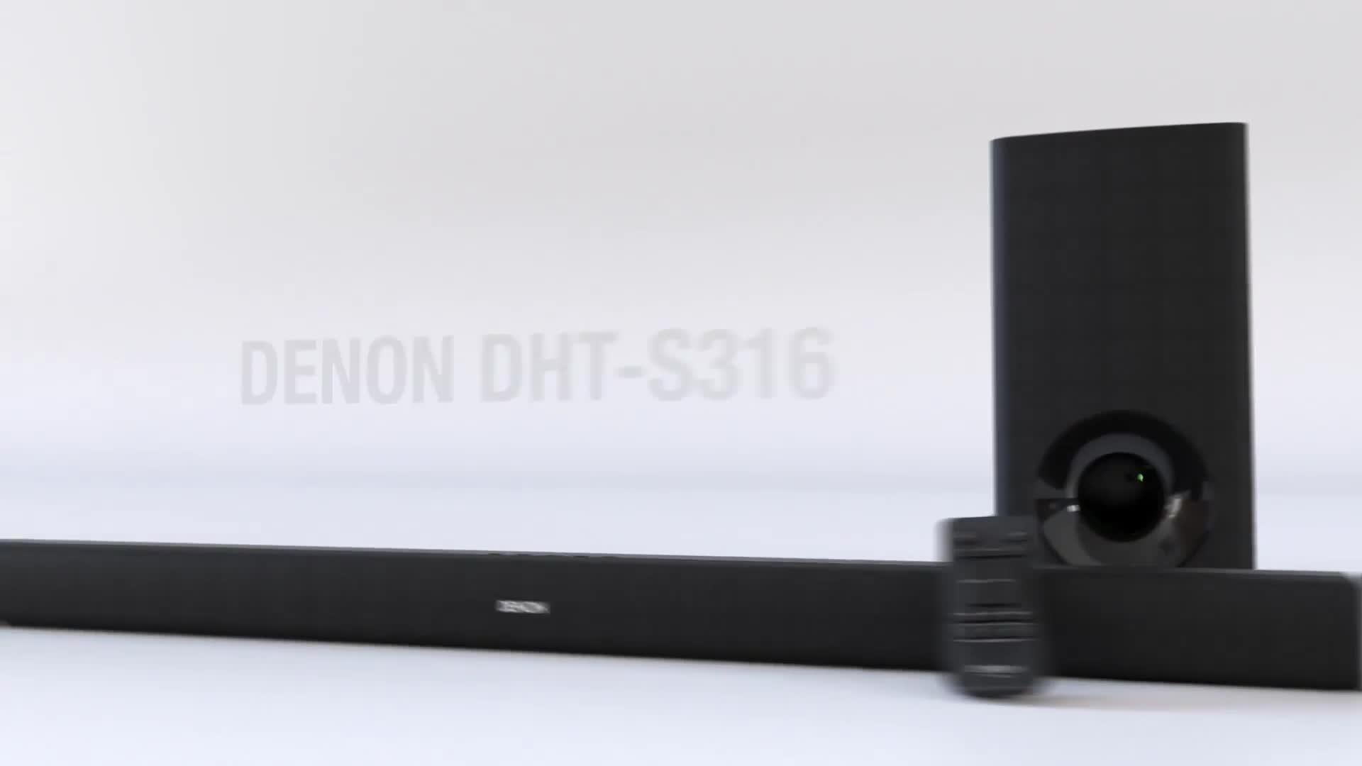 Image thumbnail 7 of 7 of Denon DHT-S316 Soundbar with Wireless Subwoofer