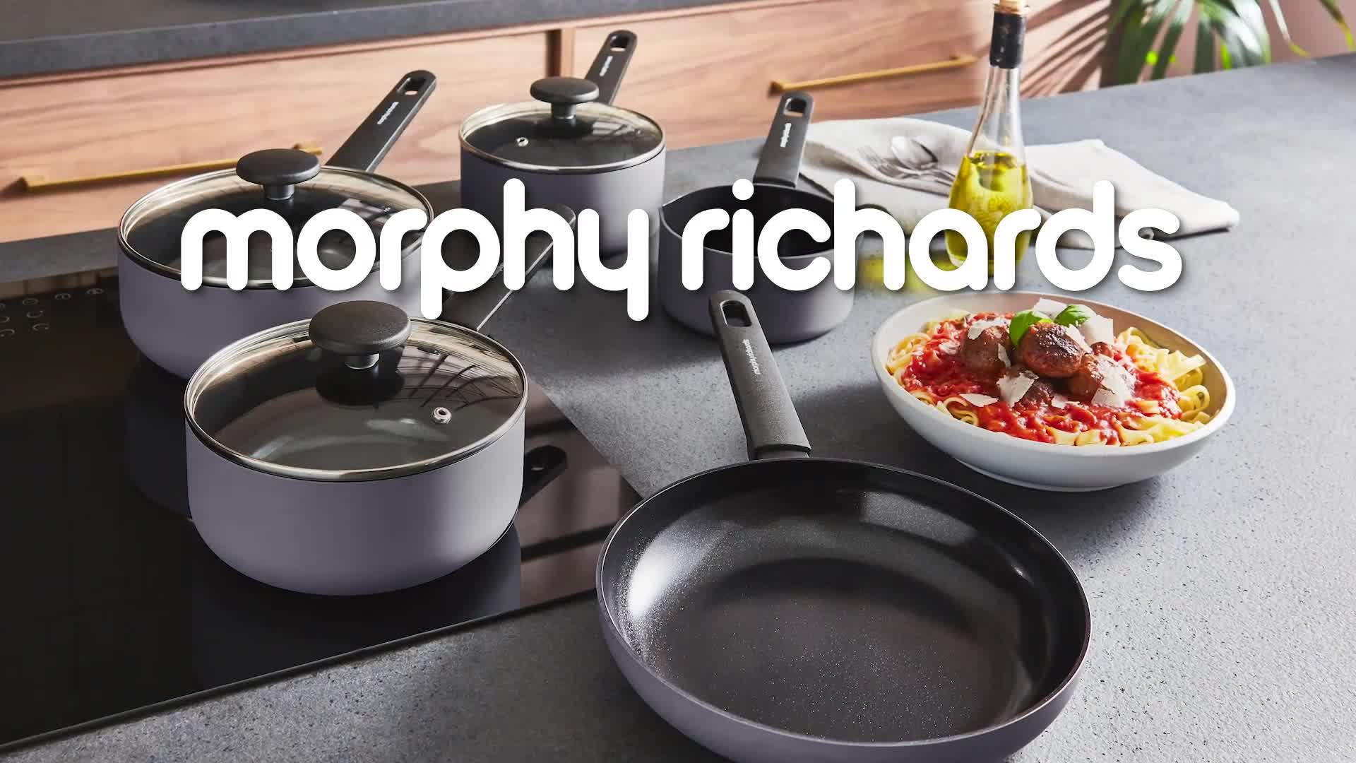 Image thumbnail 6 of 6 of Morphy Richards 5pc Aluminium Saucepan Set Green