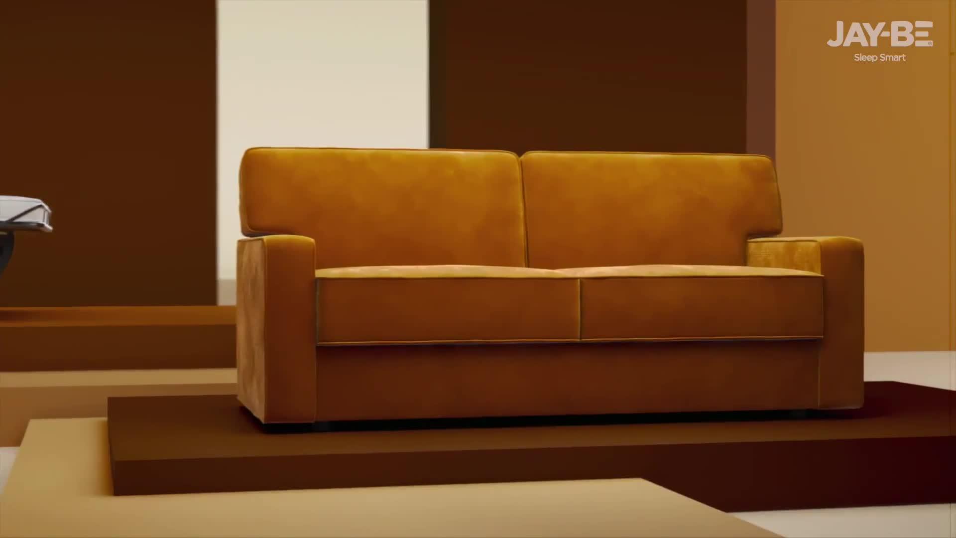 Image thumbnail 8 of 8 of Jaybe Linea Snuggler Sofa Bed With E-sprung Mattress