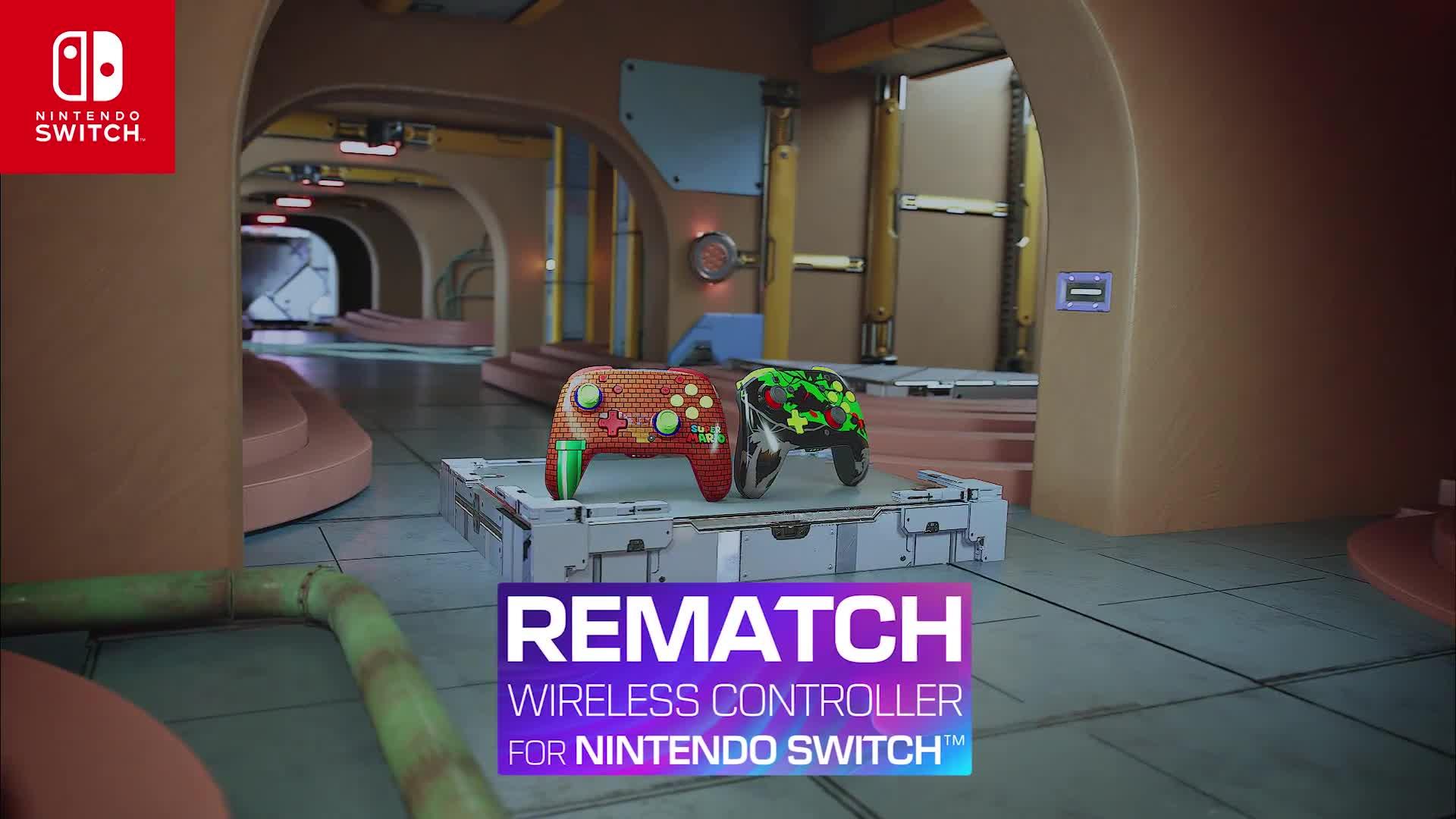 Image thumbnail 8 of 8 of Turtle Beach Rematch Wireless - NS - Mario Bricks Reveal