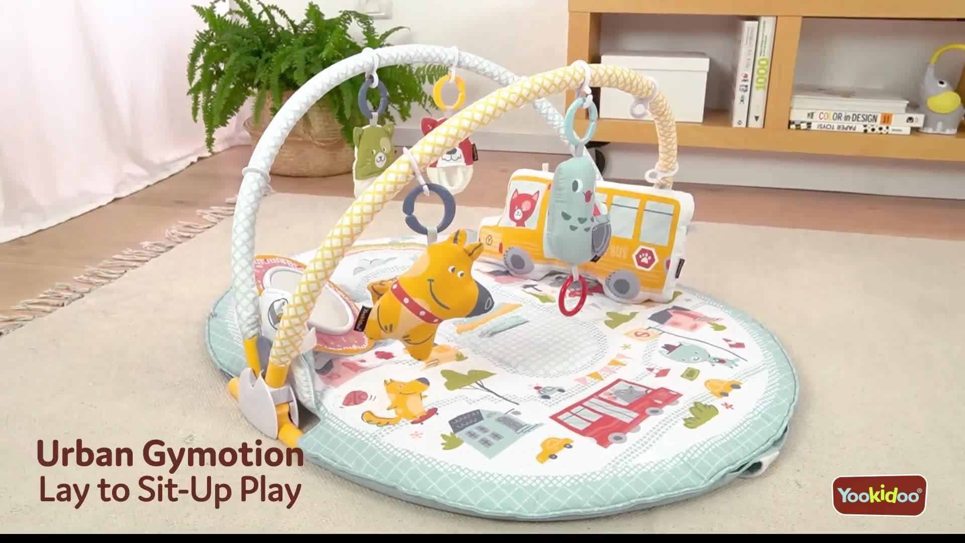 Image thumbnail 7 of 7 of Yookidoo Urban Gymotion Lay To Sit-Up Playmat