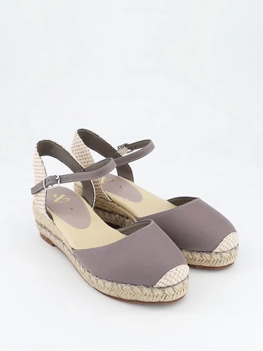 Image thumbnail 7 of 7 of The Very Collection Wide Fit Closed Toe Wedge Shoe - Grey