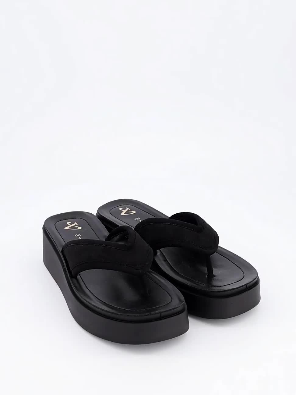 Image thumbnail 7 of 7 of The Very Collection Wedge Toe Thong Sandal
