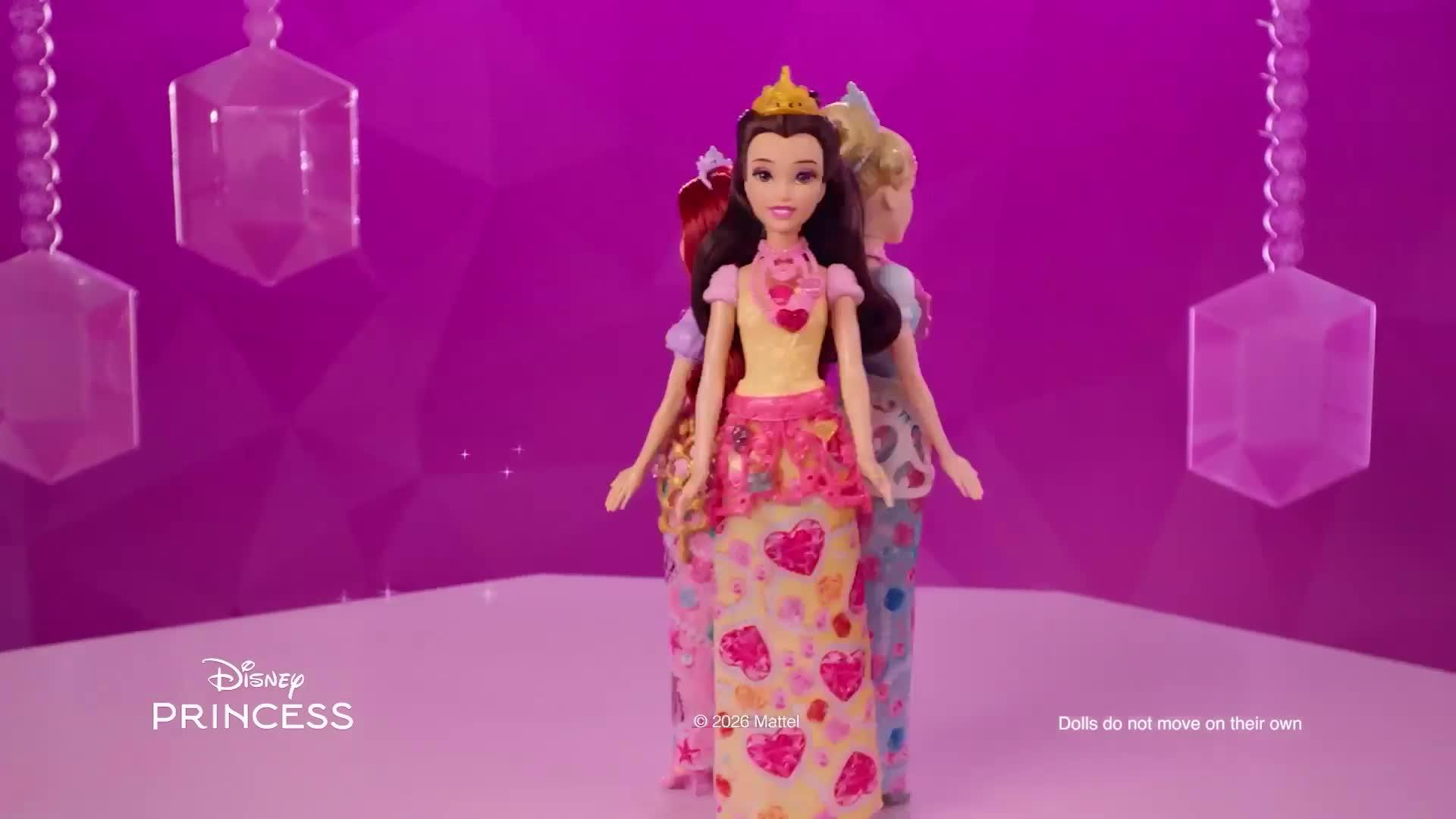 Image thumbnail 7 of 7 of Disney Princess Jewel Reveal Cinderella Fashion&nbsp;Doll &amp; Accessories