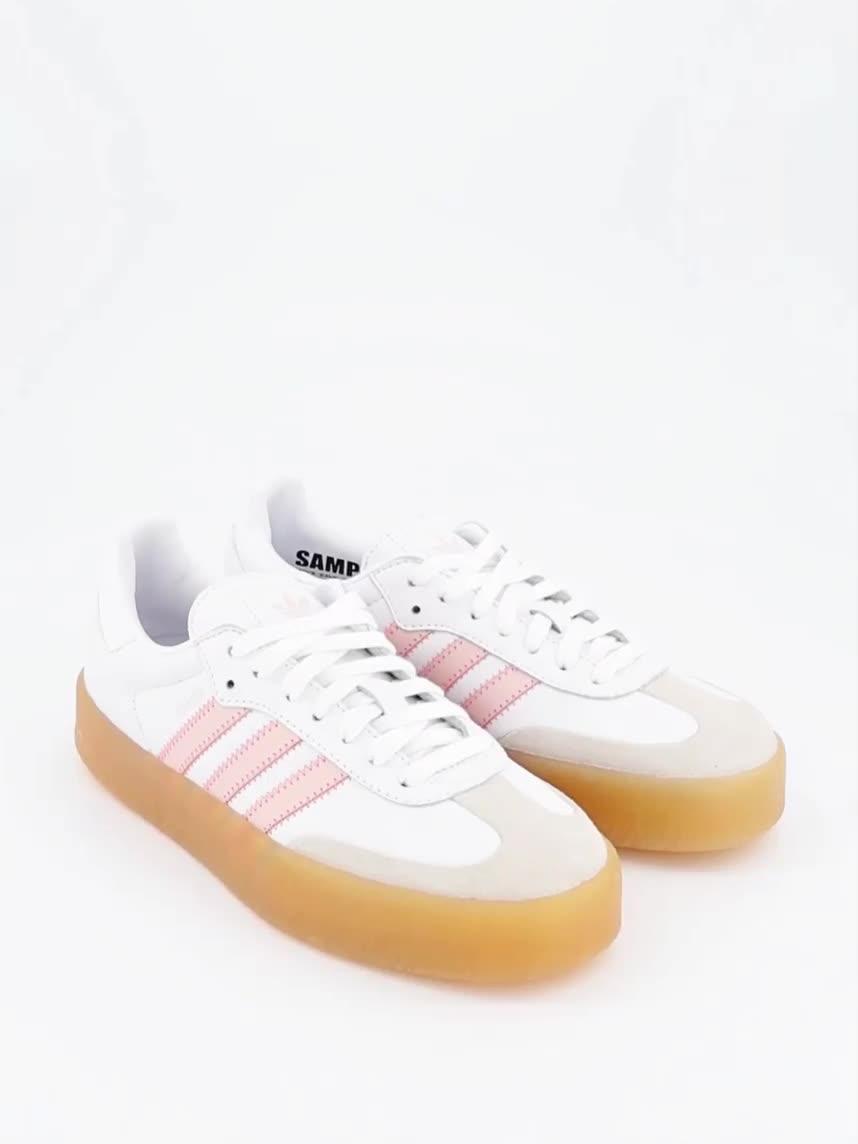 Image thumbnail 7 of 7 of adidas Originals Womens Samba - White/pink