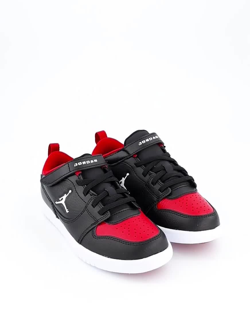 Image thumbnail 8 of 8 of Jordan Nike Little Kids Access Court Low Shoes - Black