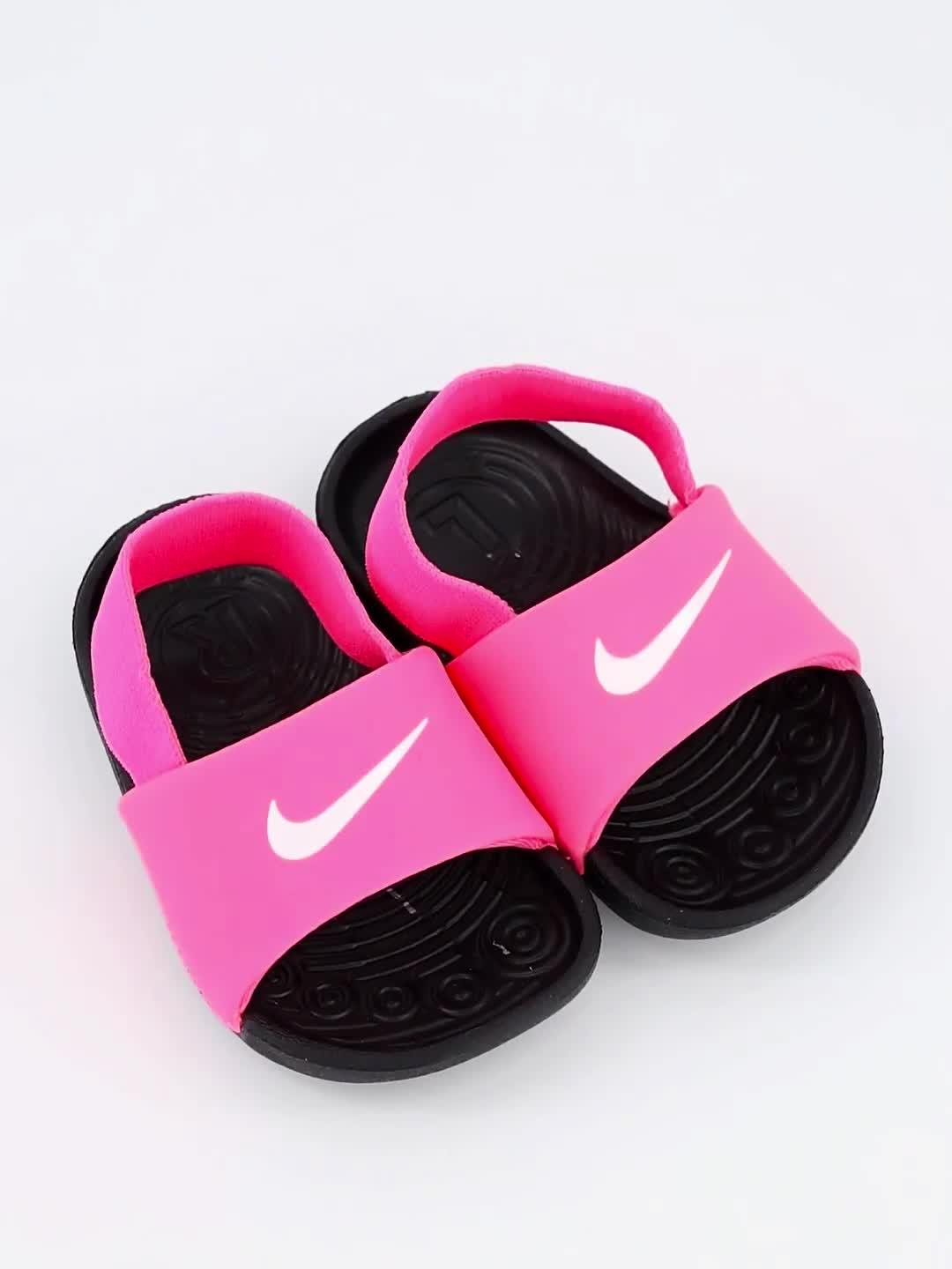 Image thumbnail 7 of 7 of Nike Baby/Toddler Kawa Slides - Pink