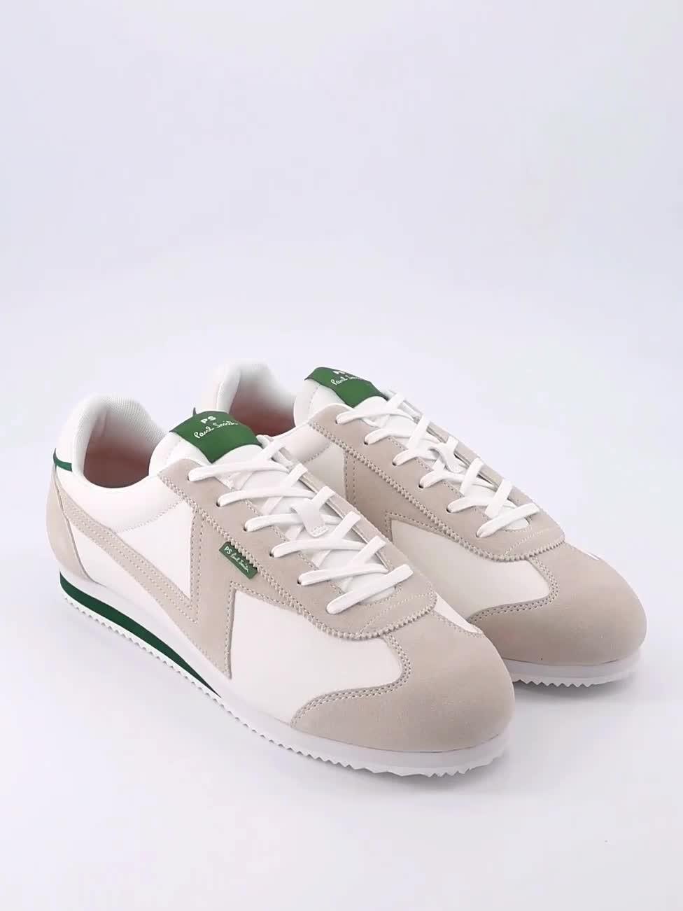 Image thumbnail 7 of 7 of PS PAUL SMITH Atlanta Retro Low Profile Runner Trainers - White
