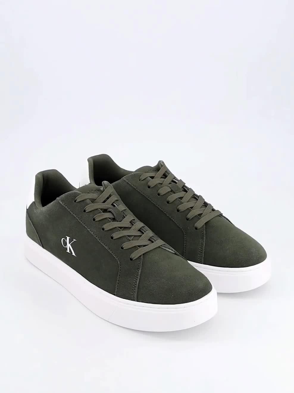 Image thumbnail 7 of 7 of Calvin Klein Classic Cupsole Laceup Trainer - Dark Green