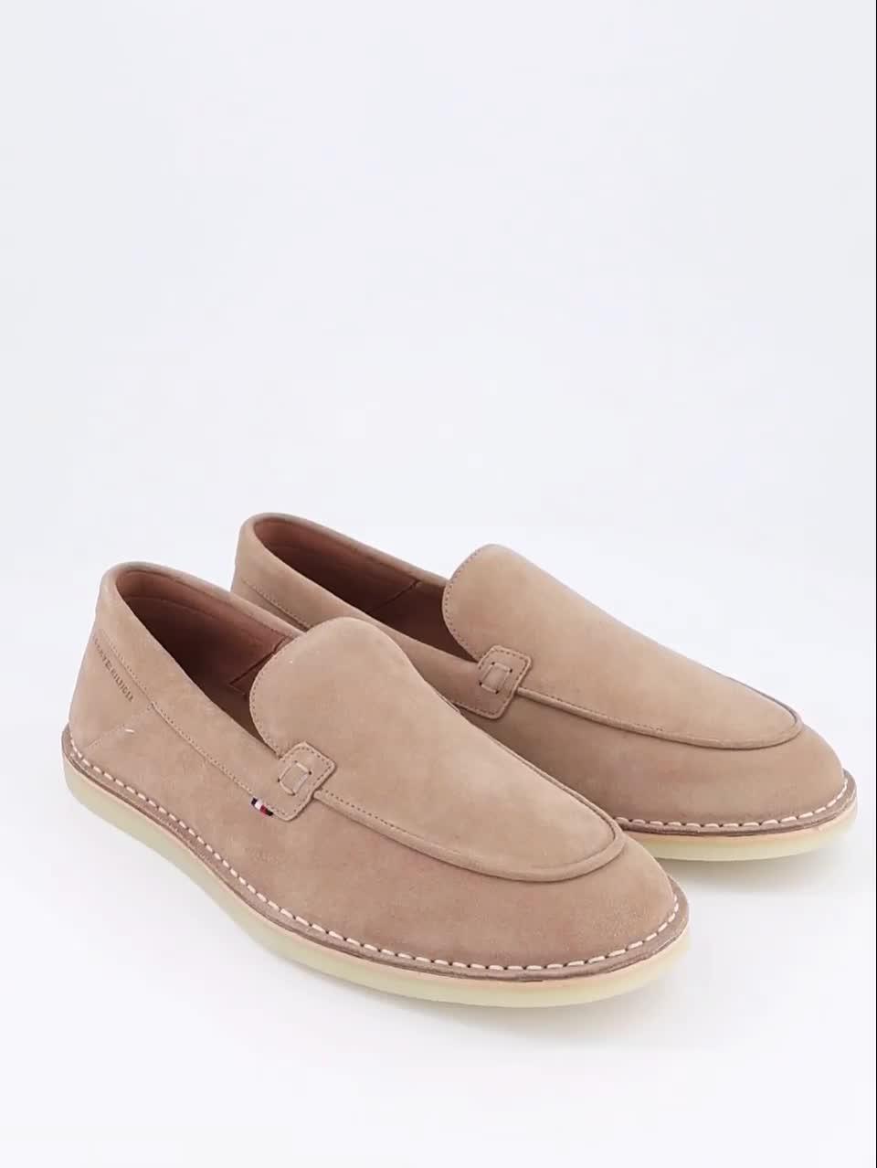 Image thumbnail 7 of 7 of Tommy Hilfiger Stitchdown Suede Loafer - Natural