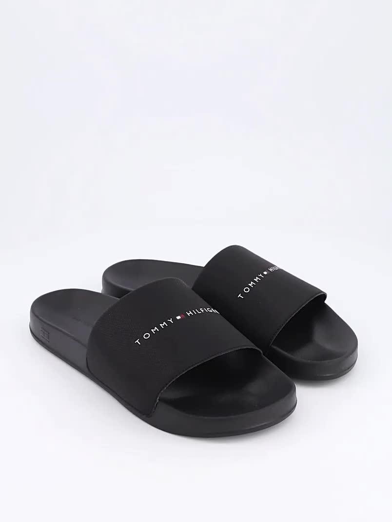 Image thumbnail 7 of 7 of Tommy Hilfiger Core Pool Sliders - Black
