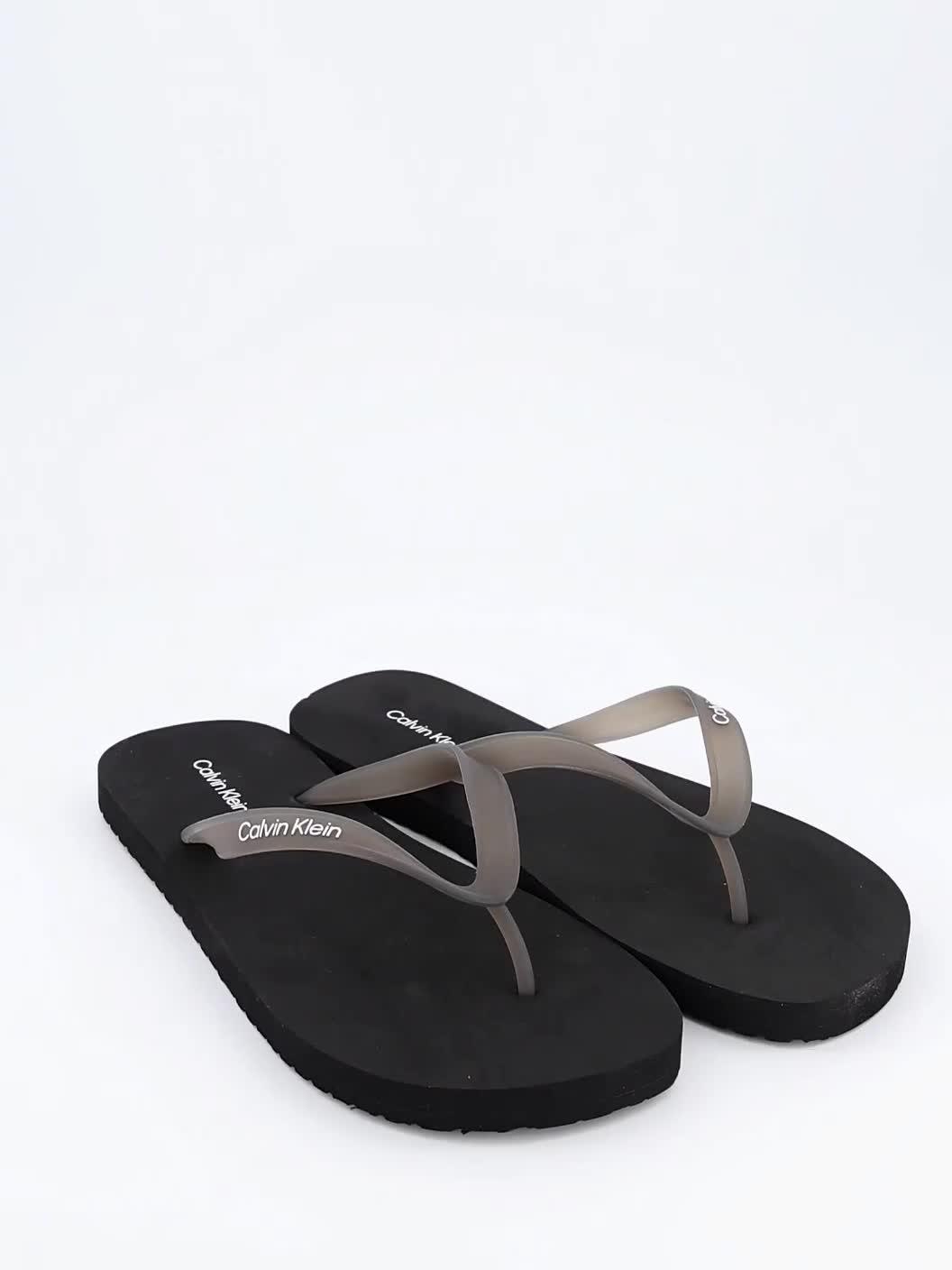 Image thumbnail 7 of 7 of Calvin Klein Beach Flip Flop - Black