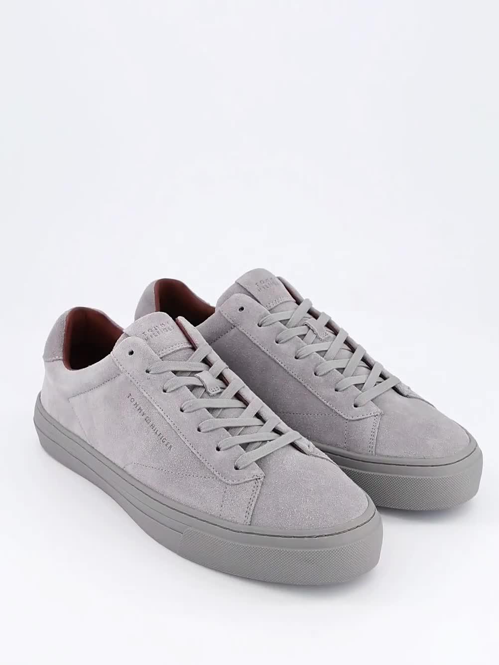 Image thumbnail 7 of 7 of Tommy Hilfiger Park Premium Suede Trainer - Universal Grey