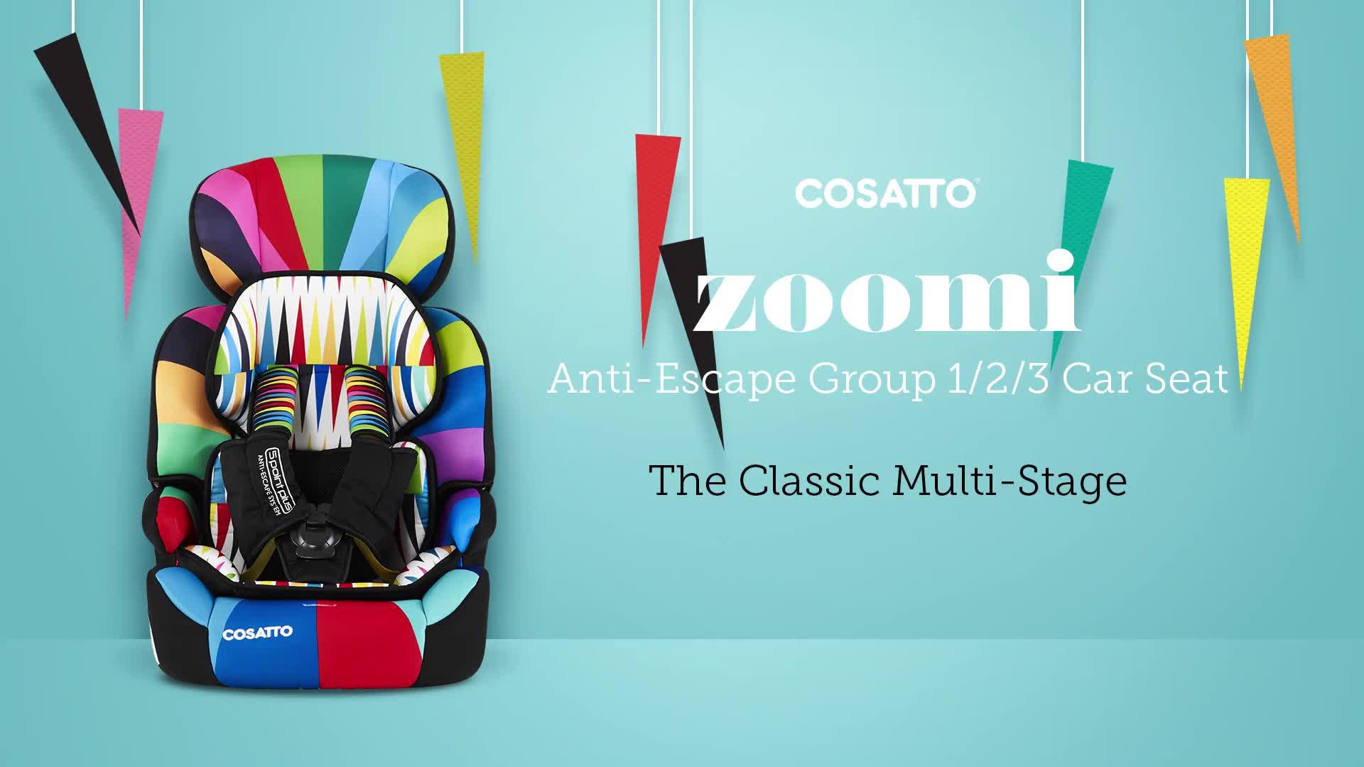 Image thumbnail 6 of 6 of Cosatto Zoomi Group 123 Car Seats - Foxed