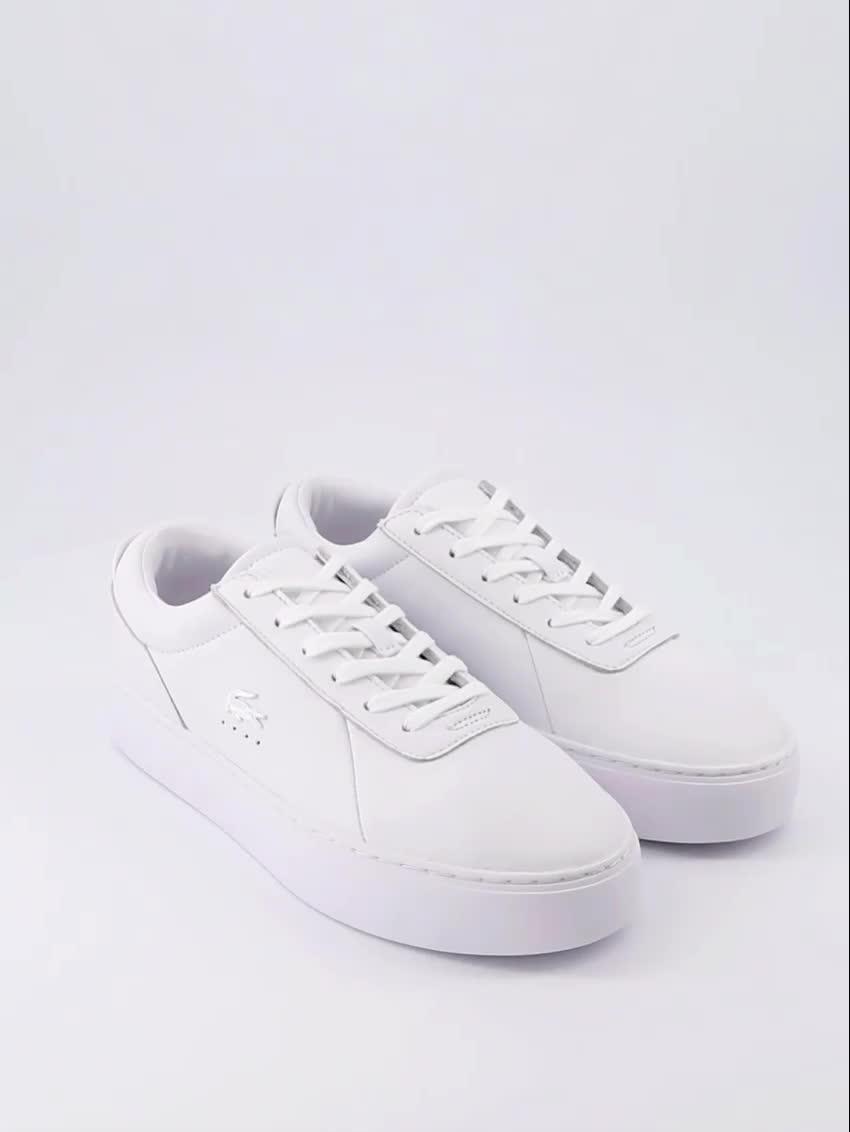Image thumbnail 7 of 7 of Lacoste Court Set Leather Trainers - White