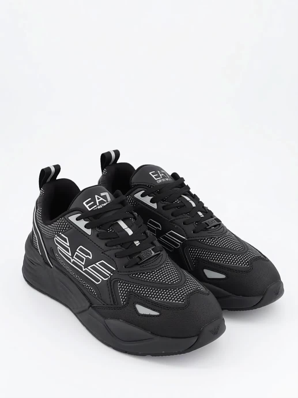 Image thumbnail 7 of 7 of EA7 Emporio Armani Ace Runner Trainers - Black