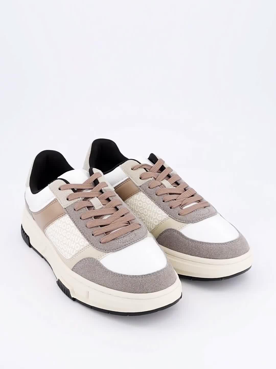 Image thumbnail 7 of 7 of HUGO Yarrow Tenn Mix Chunky Trainers - Brown