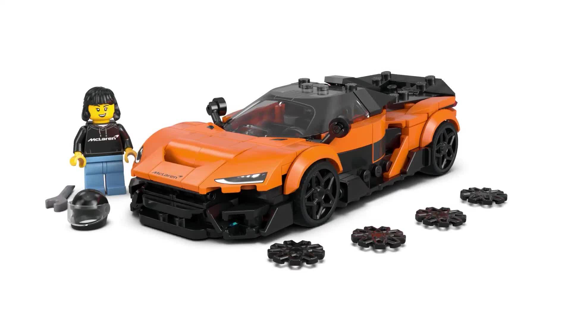 Image thumbnail 6 of 6 of LEGO Speed Champions McLaren W1 Toy Car Model (77257)