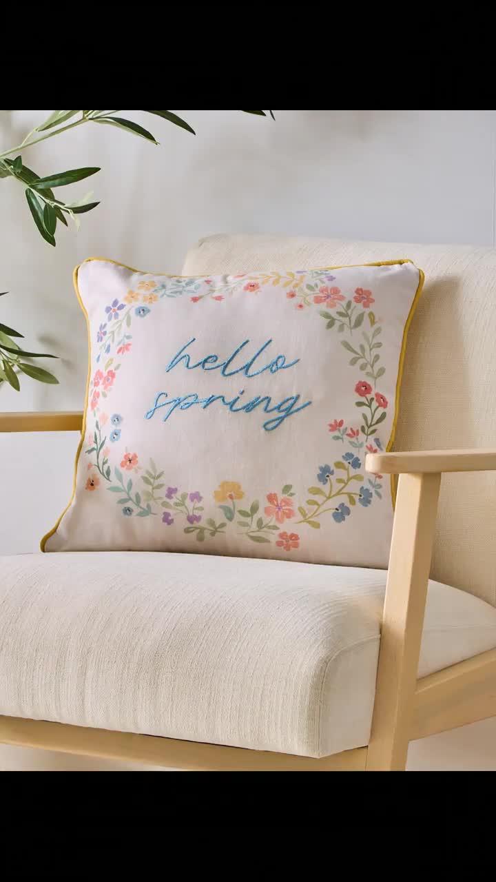 Image thumbnail 8 of 8 of The Very Collection Hello Spring Cushion Cover