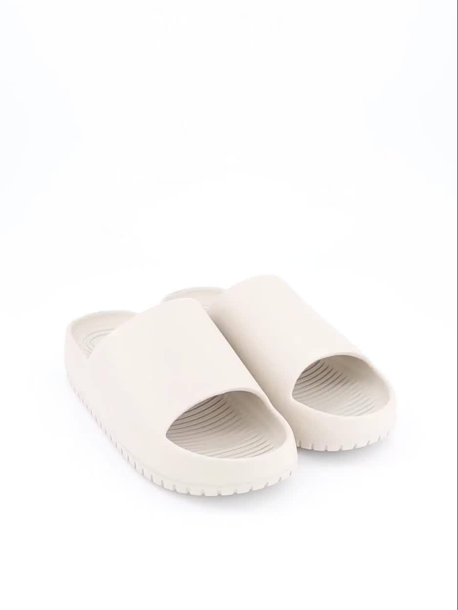 Image thumbnail 7 of 7 of Jack & Jones Ripple Moulded Slider - Cream