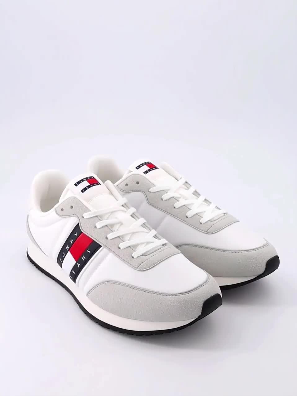 Image thumbnail 7 of 7 of Tommy Jeans Classic Runner Trainers - White