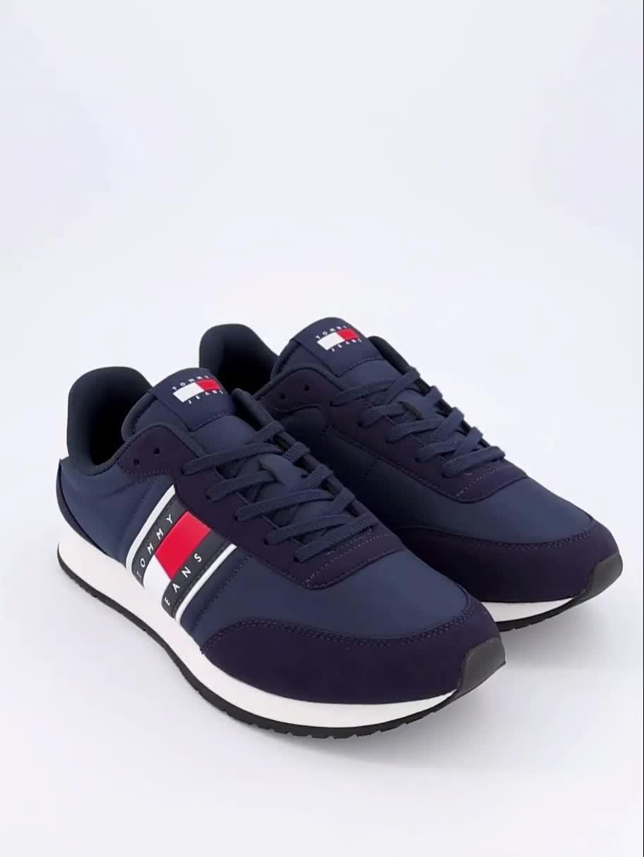 Image thumbnail 7 of 7 of Tommy Jeans Classic Runner Trainers - Navy