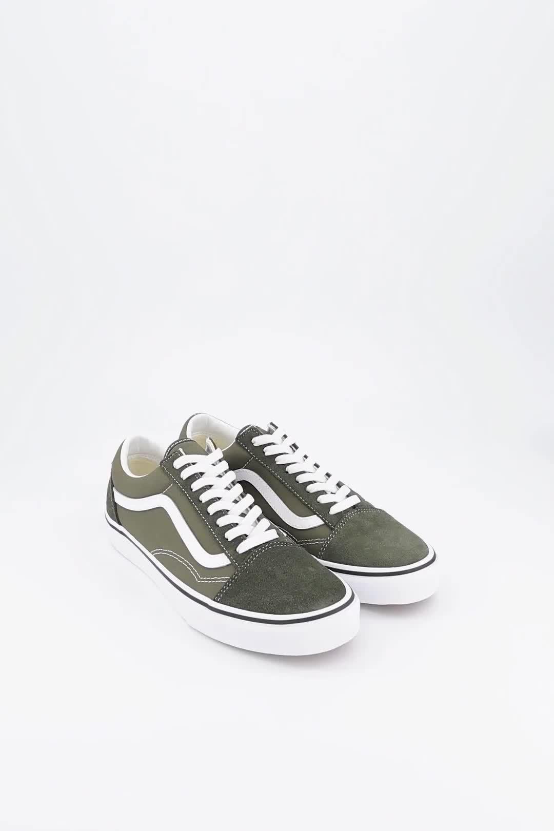 Image thumbnail 7 of 7 of Vans Unisex Old Skool Canvas Shoes - Green