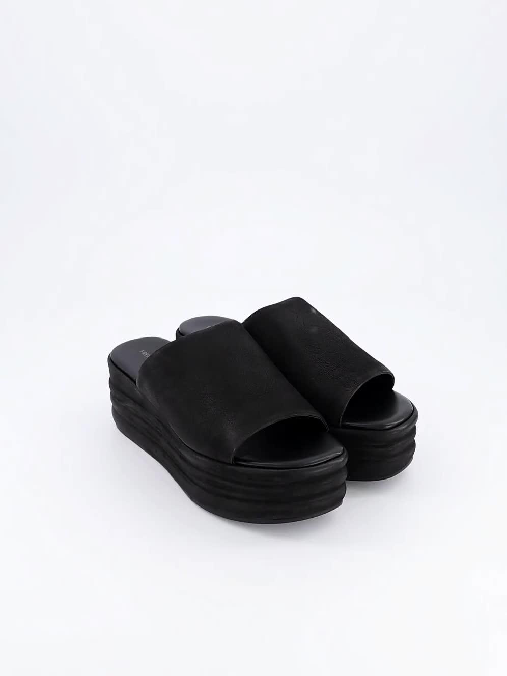 Image thumbnail 7 of 7 of FREE PEOPLE Harbor Flatform Sandals - Black