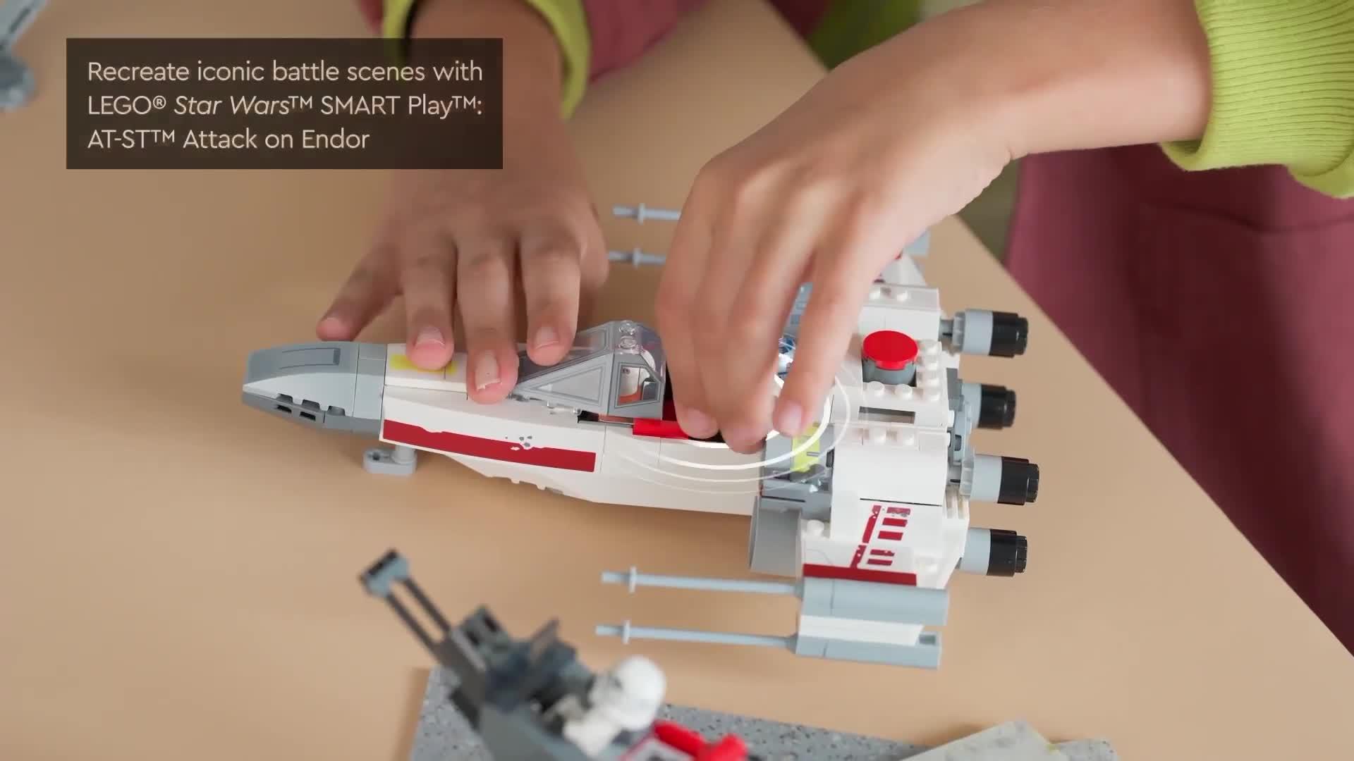 Image thumbnail 8 of 8 of LEGO Star Wars SMART Play: AT-ST Attack on Endor 75424