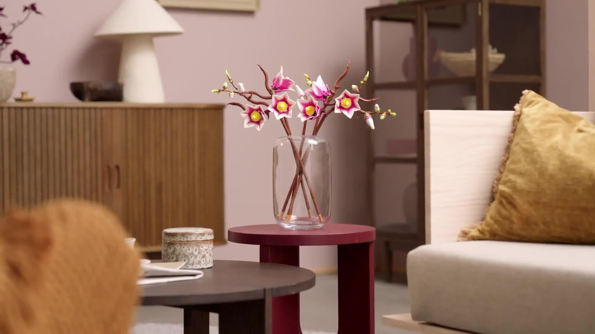 Image thumbnail 8 of 8 of LEGO Botanical Magnolia Branches Flower Decor 11510